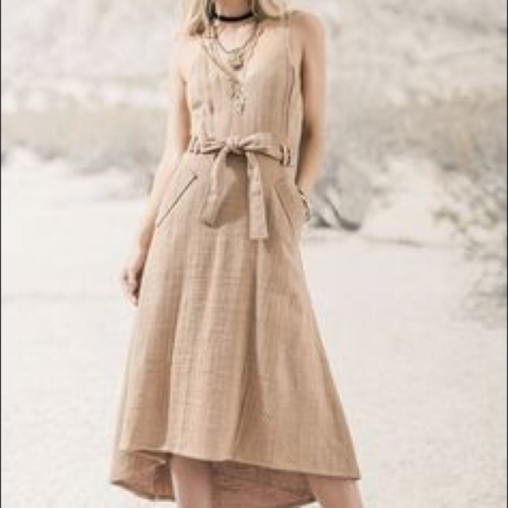 MOON RIVER LINNEN DRESS - Picture 2 of 7